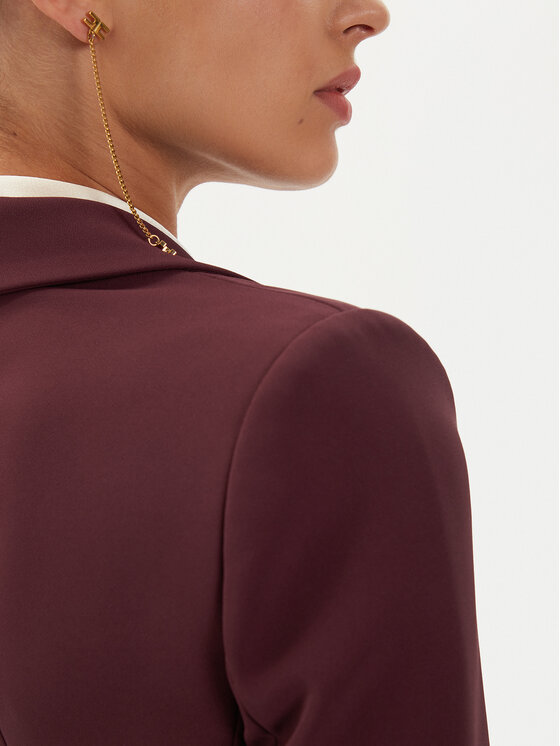 Elisabetta Franchi Elisabetta Franchi Sakko GI-094-46E2-V500 Dunkelrot Regular Fit