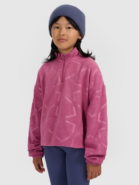 4F 4F Felpa di pile 4FJWAW25TFLEF342-53A Rosa Oversize