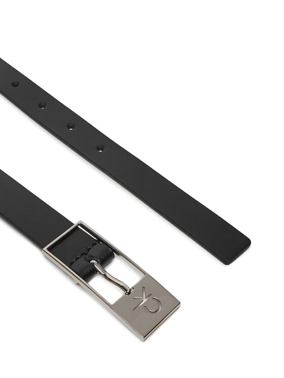 Calvin Klein Calvin Klein Ženski remen Ck Cut Square Buckle 2.0 K60K613155 Crna