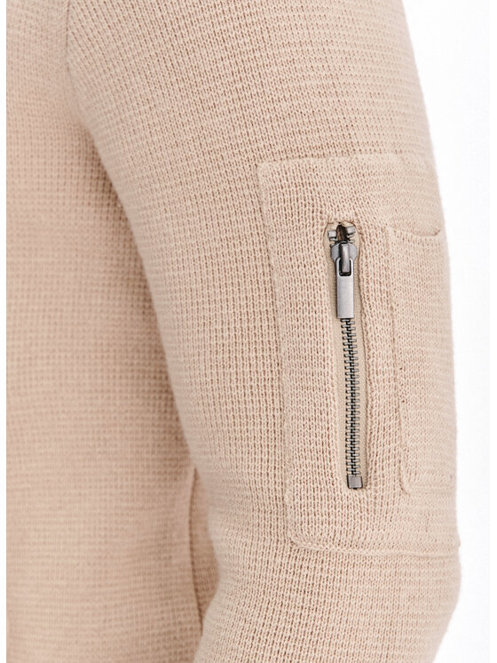 Pako Lorente Pako Lorente Sweter P25WF-2X-035 Beżowy Classic Fit