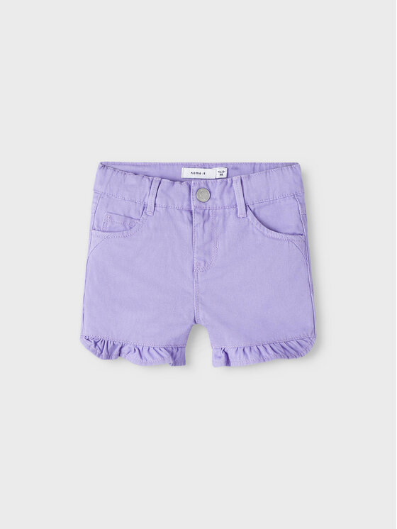 NAME IT NAME IT Szövet rövidnadrág 13214426 Lila Regular Fit