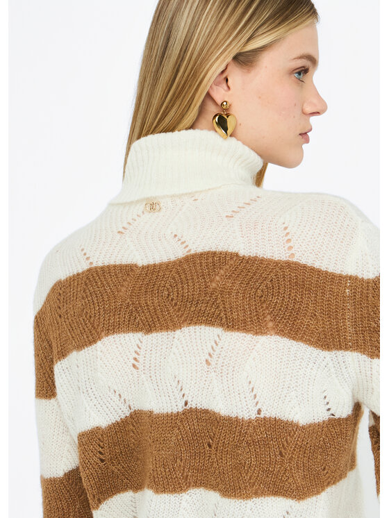 Liu Jo Liu Jo Maglione MF5419MA58PD3737 Beige Regular Fit