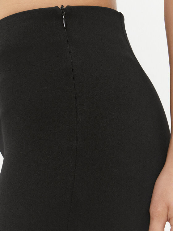 Rinascimento Rinascimento Pantaloni di tessuto REWI PALAZZO Nero Palazzo Fit