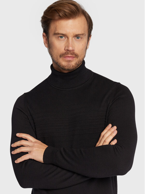 Hugo Rolák Siso 50474822 Černá Slim Fit | Modivo.cz