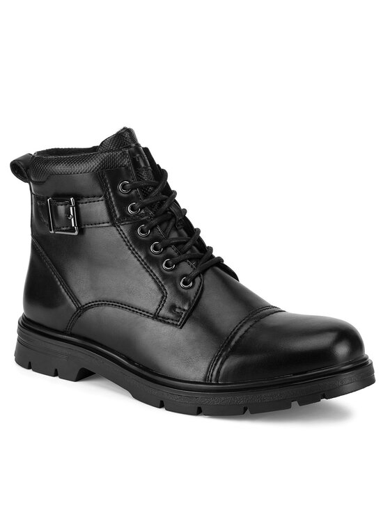 Lanetti Lanetti Schnürschuhe BENGAL-03 MBS Schwarz