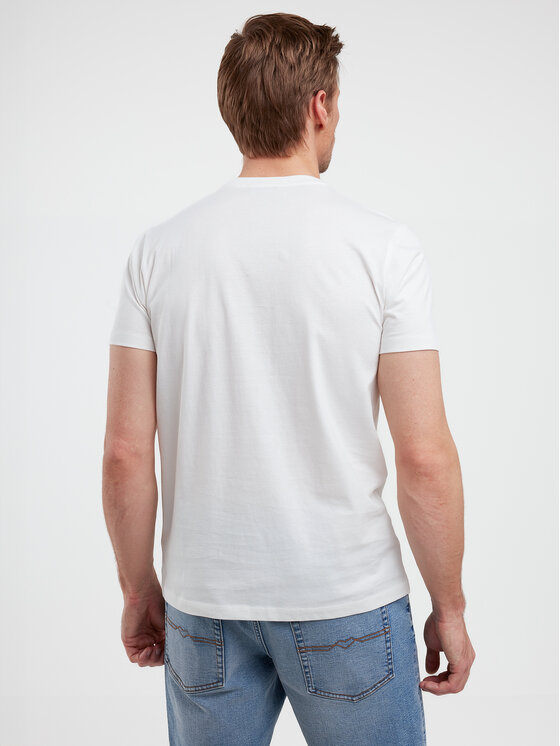BIG STAR BIG STAR T-Shirt LEXOR Biały Basic Fit