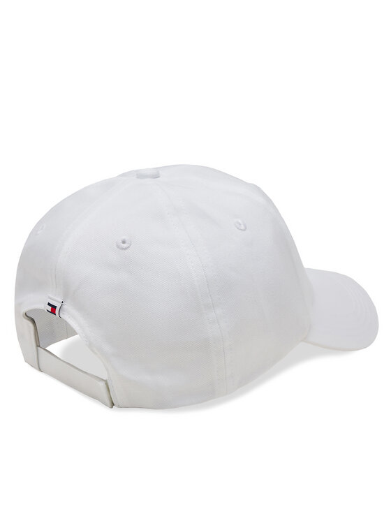 Tommy Hilfiger Tommy Hilfiger Czapka z daszkiem Linear Logo AM0AM12024 Biały