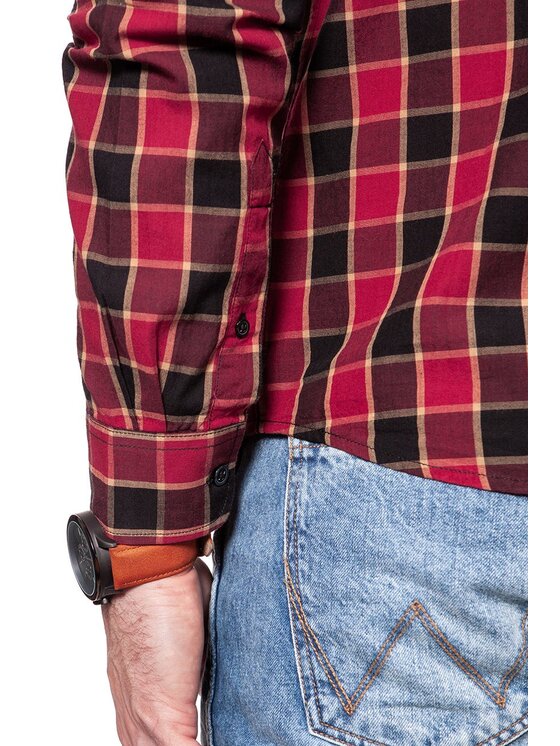 Wrangler Wrangler Camicia BUTTON DOWN Rosso Regular Fit