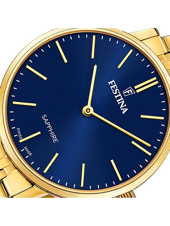 Festina Festina Zegarek F20046-4 Złoty