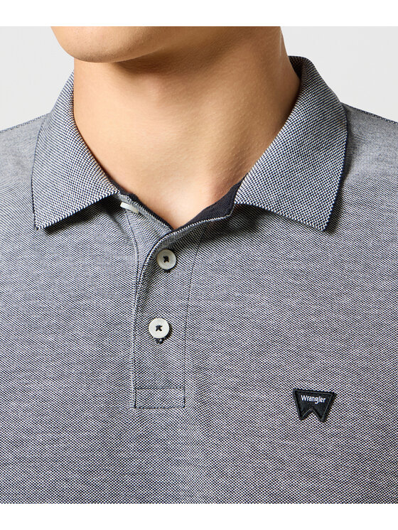 Wrangler Wrangler Polo 112357204 Czarny Regular Fit