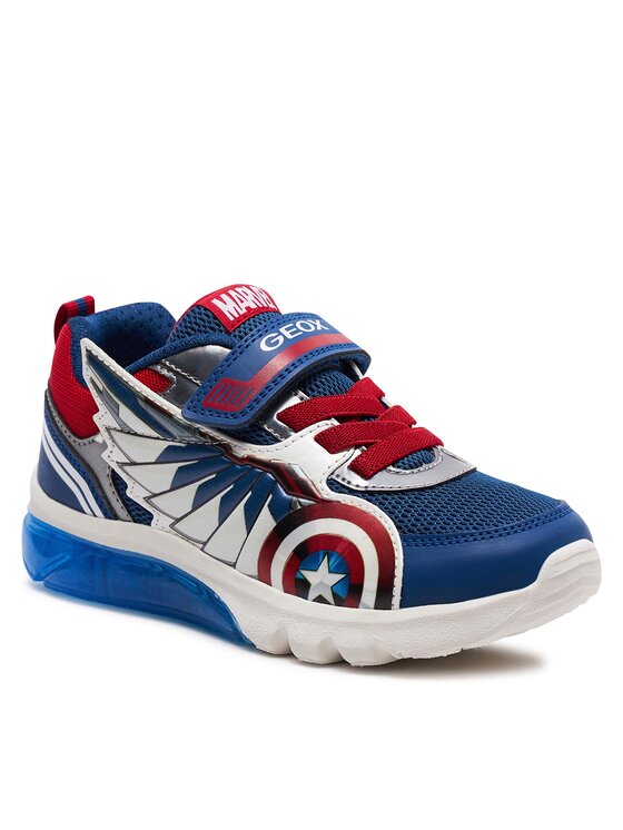 Geox Geox Tenisice J Ciberdron Boy J45LBB 01454 C0200 D Plava