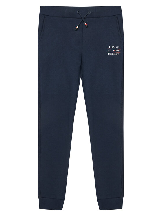 Tommy Hilfiger Teplákové nohavice KB0KB09559 Tmavomodrá Regular Fit