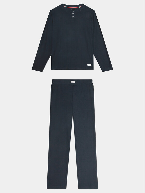 Tommy Hilfiger Tommy Hilfiger Pyjama UB0UB00507 Dunkelblau Regular Fit