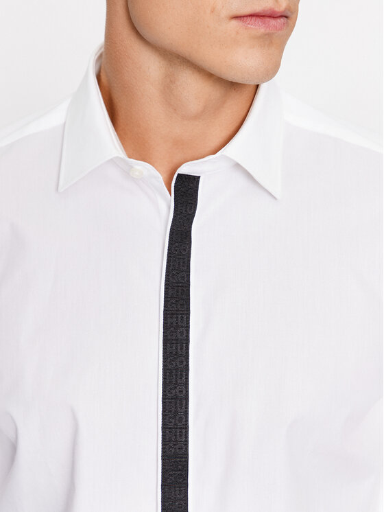 Hugo Hemd Keidi 50500966 Weiß Slim Fit | Modivo.de