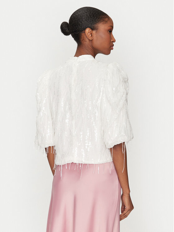 YAS YAS Блузка Bolina 26036686 Білий Regular Fit