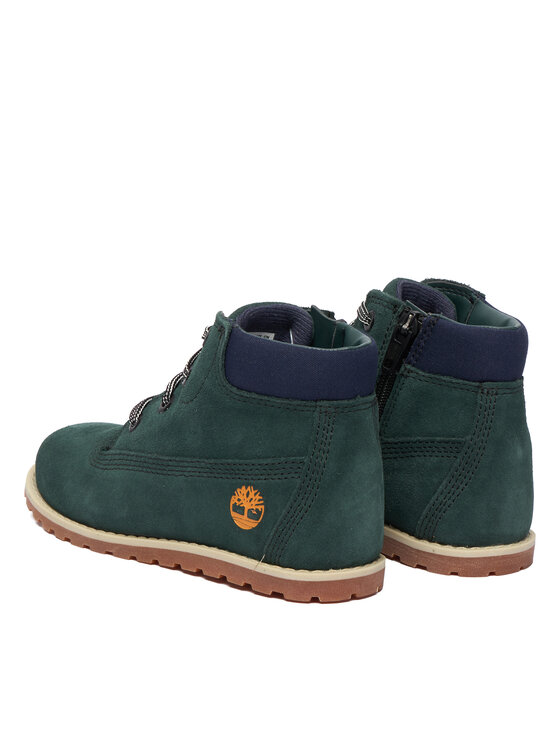 Timberland Timberland Auliniai batai Pokey Pine Mid Lace Up TB0A292EEY01 Žalia