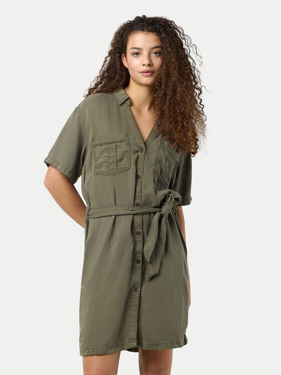 Noisy May Noisy May Сукня-сорочка Nera 27033063 Зелений Relaxed Fit