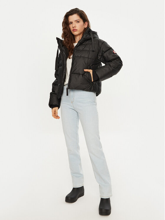 Hunter Hunter Geacă de iarnă Edine HARW1416242 Negru Regular Fit