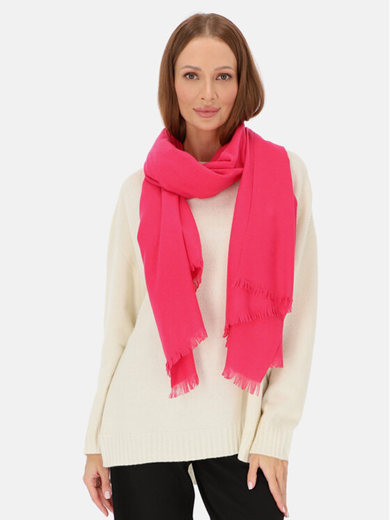 Potis & Verso Potis & Verso Szal GŁADKI Różowy