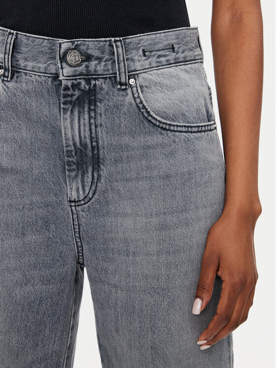 Marella Marella Jeans hlače 2423186034 Siva Wide Leg
