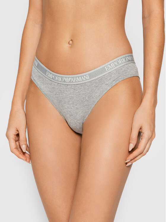 Emporio Armani Underwear Emporio Armani Underwear Súprava 2 kusov klasických nohavičiek 163334 1A227 00948 Sivá