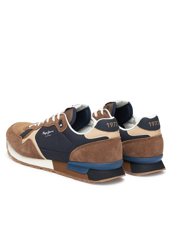 Pepe Jeans Pepe Jeans Sneakersy Brit Colors M PMS400004 Hnedá