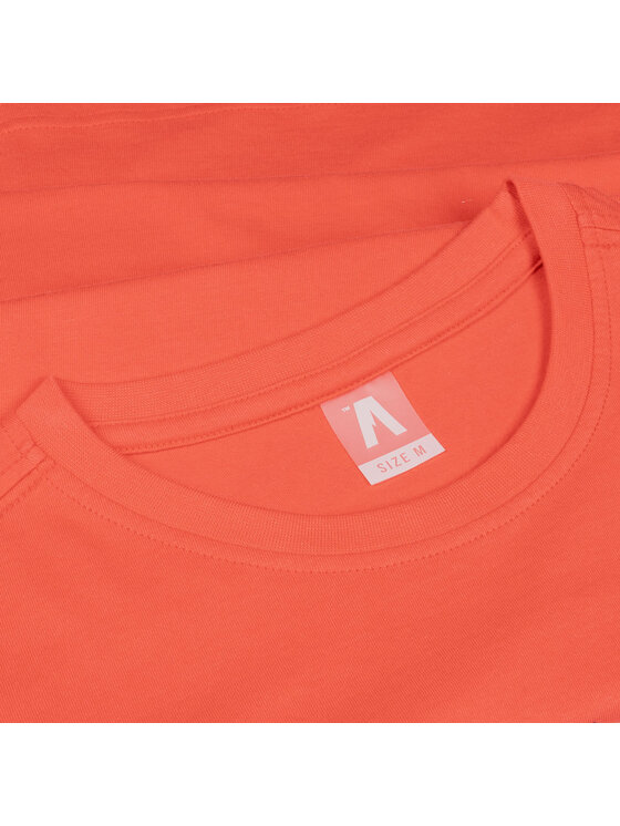 Alpinus Alpinus T-Shirt Polaris Pomarańczowy Standard Fit