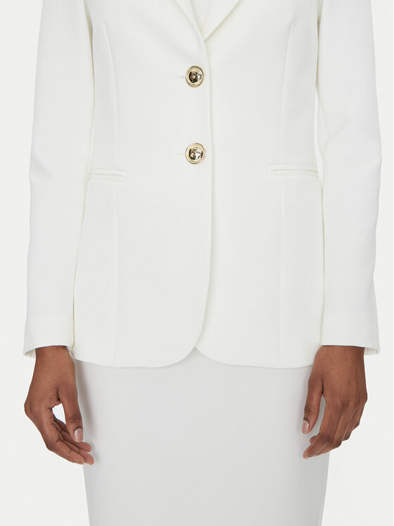 Rinascimento Rinascimento Giacca da abito CFC0122814003 Bianco Regular Fit
