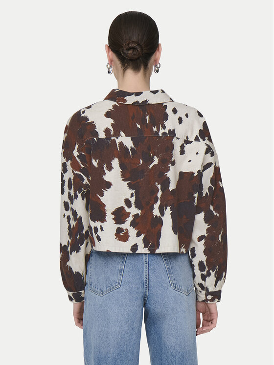 ONLY ONLY Koszula Canny 15358626 Brązowy Regular Fit