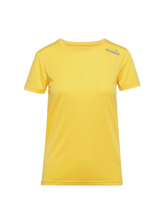 Diadora Diadora T-Shirt L. SS CORE TEE Żółty Basic Fit