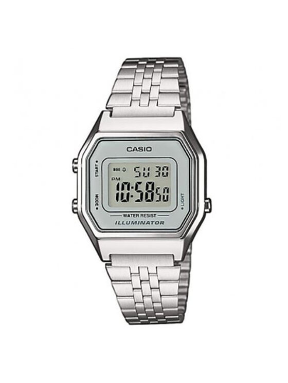Casio Casio Zegarek Vintage LA680WEA-7EF Srebrny