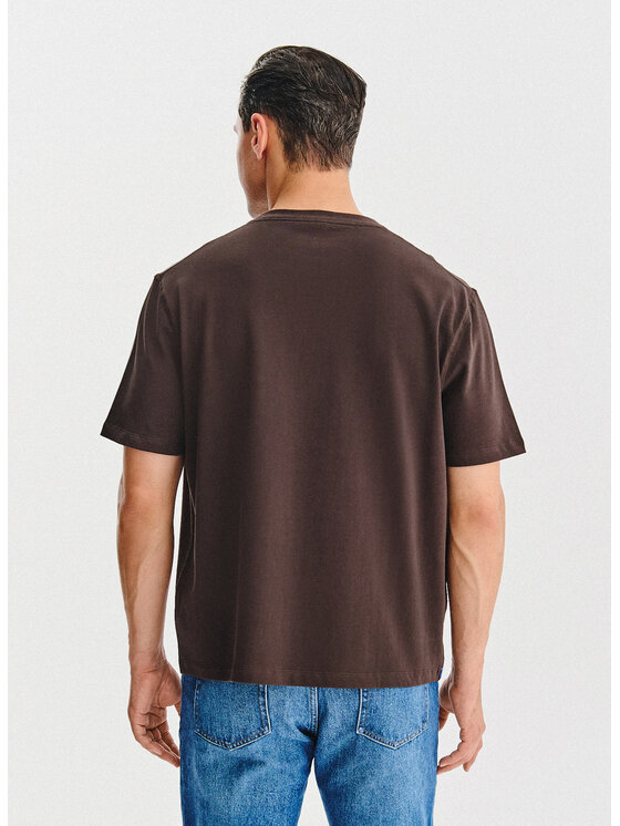 Pako Lorente Pako Lorente T-Shirt U25WB-TT-001 Brązowy Oversize