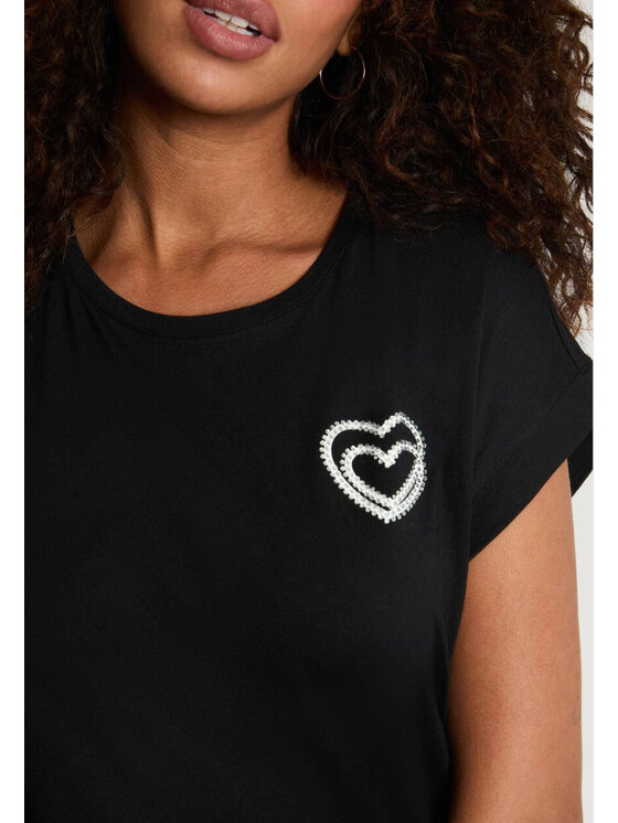 Morgan De Toi Morgan De Toi T-shirt 261-DIMOI Nero Casual Fit