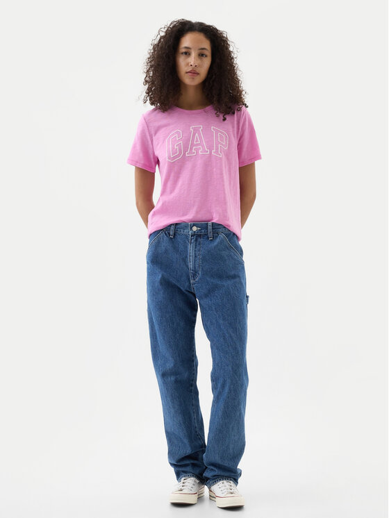 Gap Gap T-Shirt 871344-03 Różowy Regular Fit