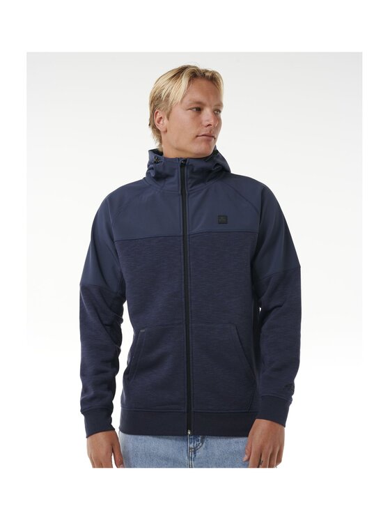 Rip Curl Rip Curl Bluza Anti Series Viral Zip Thru Fioletowy Standard Fit