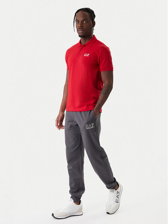 EA7 Emporio Armani EA7 Emporio Armani Polokošile 8NPF14 PJVQZ U5072 Červená Regular Fit