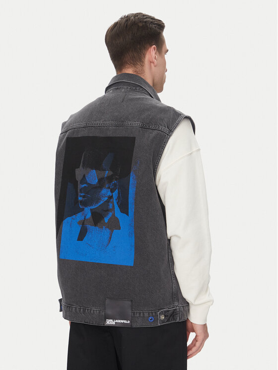Karl Lagerfeld Jeans Karl Lagerfeld Jeans Veste A2M14017 Pelēks Regular Fit
