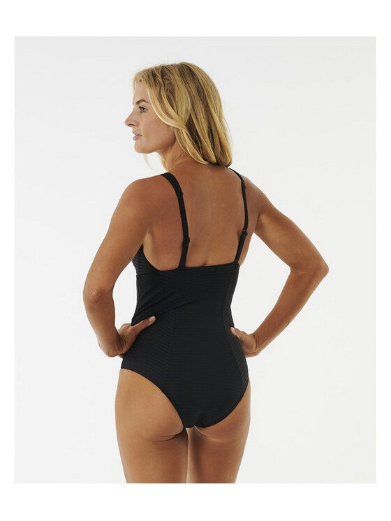 Rip Curl Rip Curl Strój kąpielowy Premium Surf D-Dd One Piec Czarny