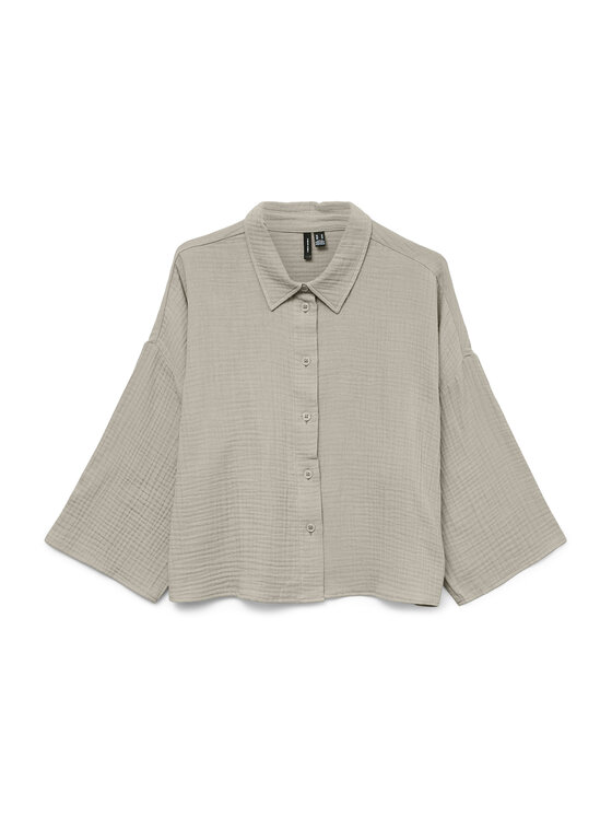 Vero Moda Vero Moda Cămașă Natali 10279685 Bej Standard Fit