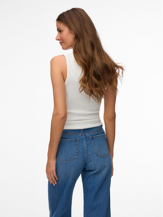 Vero Moda Vero Moda Top Chole 10344951 Biały Regular Fit