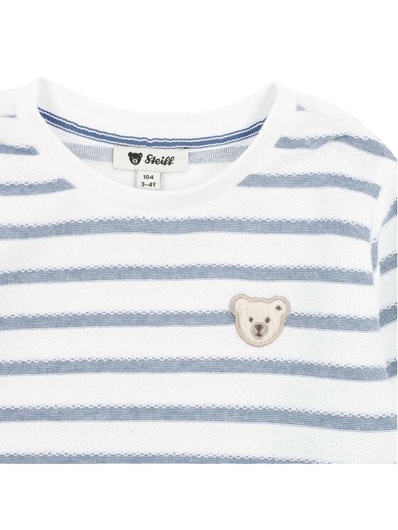 Steiff Steiff Longsleeve 28240 Biały Comfort Fit