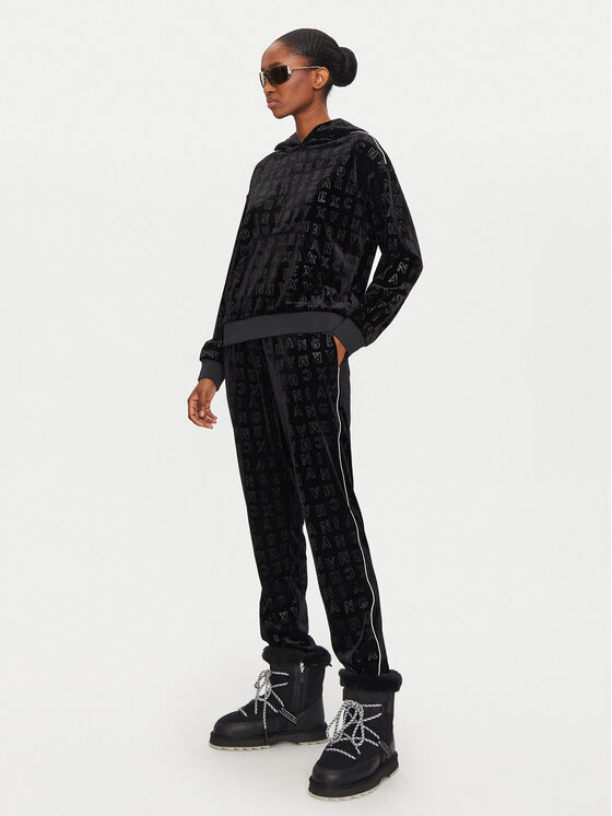 Armani Exchange Armani Exchange Dressipüksid 6DYP94 YJLGZ 52AL Must Regular Fit