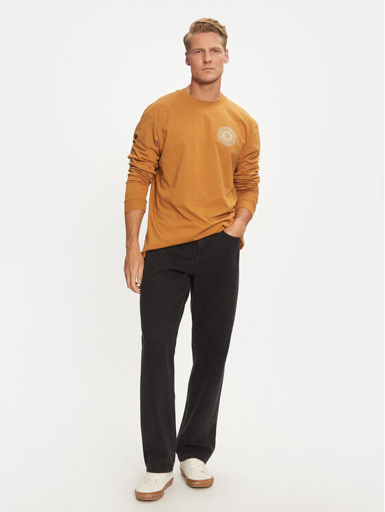 Quiksilver Quiksilver Majica z dolgimi rokavi Bloom Cycle EQYZT07707 Rjava Regular Fit