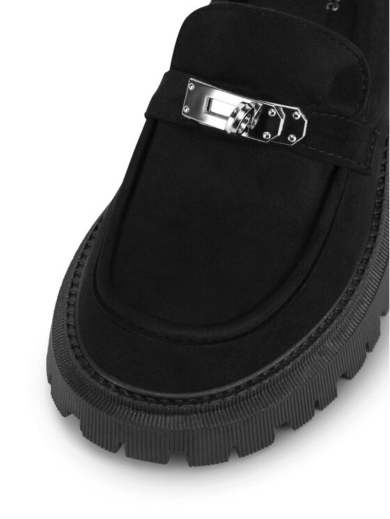 DeeZee DeeZee Loafersy BBT-22663-1 Czarny