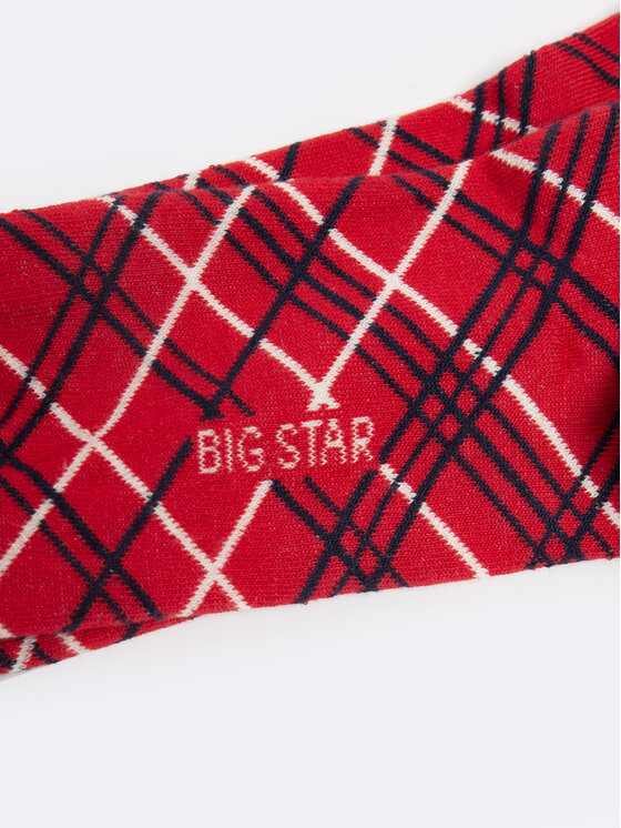 BIG STAR BIG STAR Skarpety długie PLEDI Czerwony
