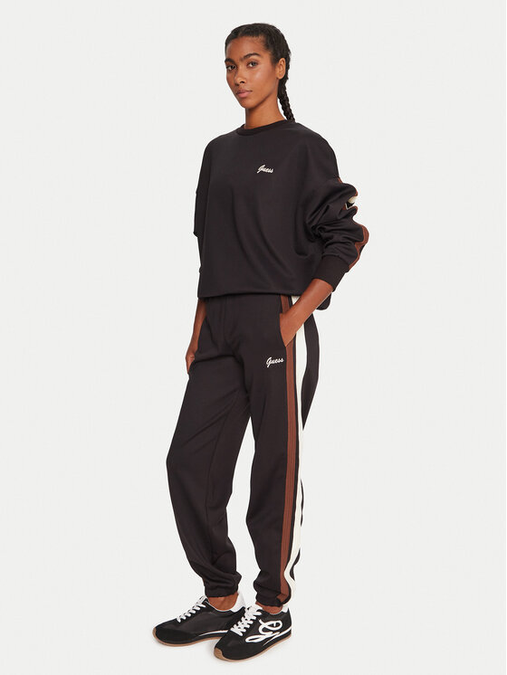 Guess Guess Світшот V5BQ03 KCX22 Чорний Relaxed Fit