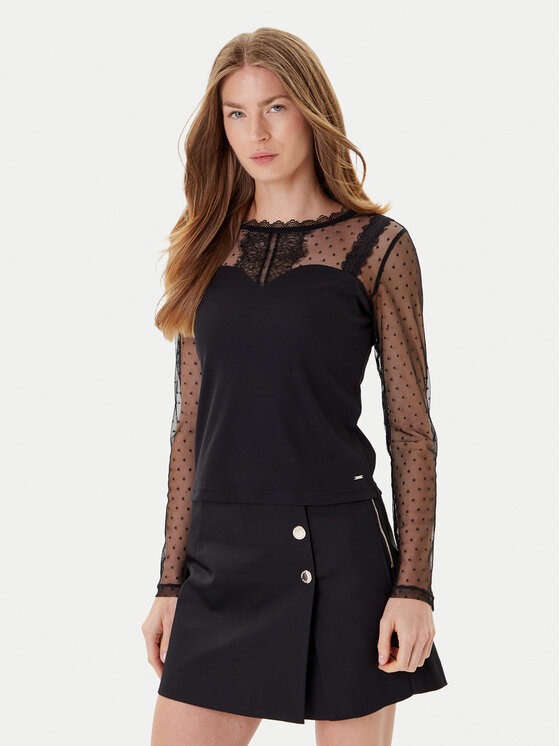 Morgan Morgan Halenka 252-TIPO 979 Černá Slim Fit