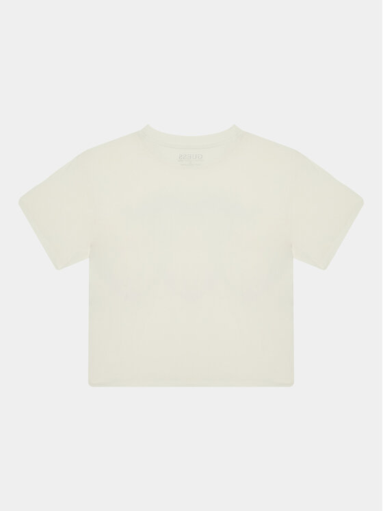 Guess Guess T-krekls J3BI06 J1314 Écru Regular Fit