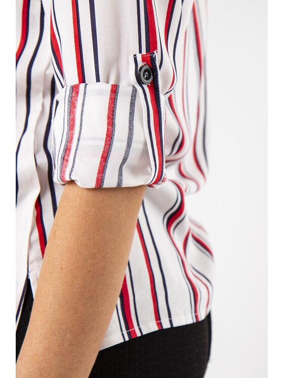 QUIOSQUE QUIOSQUE Halenka CANVAS SHIRT Écru Regular Fit