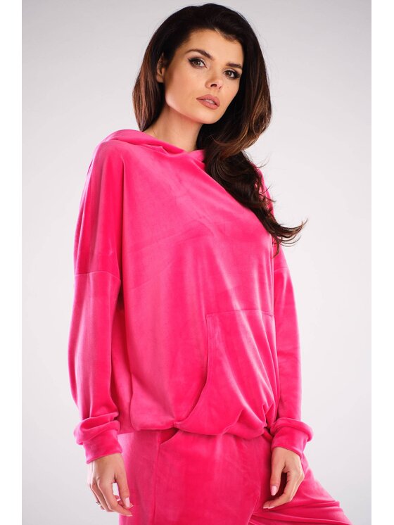 Awama Awama Bluza A420 Różowy Basic Fit